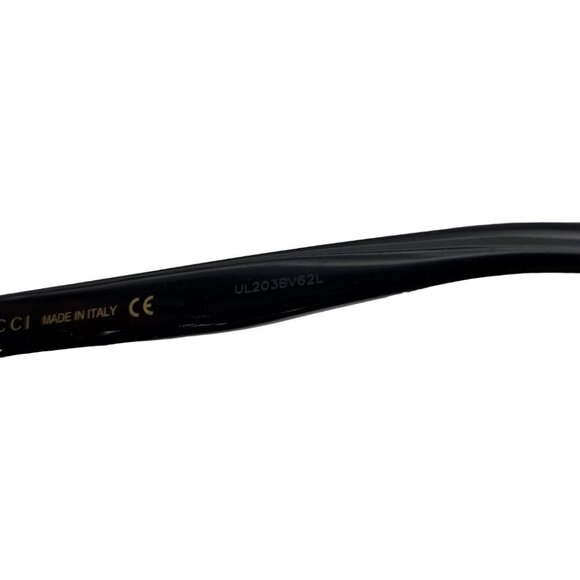 Authentic GUCCI Line Stone Sunglasses GG0419SA Black Resin #36634430